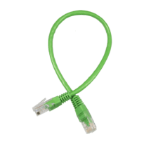 Cabo UTP Safire - Ethernet - Conectores RJ45 - Categoria 5E - 0.3 m - Cor verde