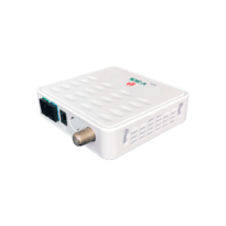 Vsol, recetor ótico para CATV com WDM - Permite combinar TV (1550 nm) e dados PON (1310/1490/1577 nm) - Largura de banda operacional de 1 GHz - Intervalo ótico de entrada de +2 a -20 dBm - 1 saída de RF ( 71 dBuV) - Baixo consumo energético