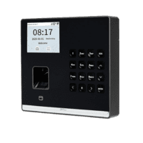 Controlo de presença e acesso simples - Impressão digital, cartão EM e PIN - 3.000 impressões | 150.000 registos - 2.8" TFT , TCP/IP, Wi-Fi, USB e relé - Presença de software: ZKBioTime 8