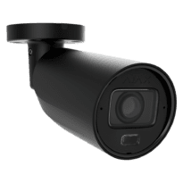 Cámara IP Bullet 5 Megapíxel Ajax - 1/2.7" Progressive Scan CMOS - Lente varifocal motorizada 2.8~12 mm - IR 60 m | Luz blanca 40 m |  PoE 802.3at/af - 120 dB TrueWDR | Detección de movimiento | IA -  MicroSD hasta 256GB | Color Negro
