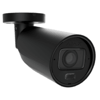 Cámara IP Bullet 8 Megapíxel Ajax - 1/2.8" Progressive Scan CMOS - Lente varifocal motorizada 2.8~12 mm - IR 60 m | Luz blanca 40 m |  PoE 802.3at/af - 120 dB TrueWDR | Detección de movimiento | IA -  MicroSD hasta 256GB | Color Negro