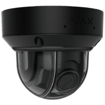 Cámara IP Domo 5 Megapíxel Ajax - 1/2.7" Progressive Scan CMOS - Lente varifocal motorizada 2.8~12 mm - IR 40m | Luz Blanca 25 m | PoE 802.3at/af - TrueWDR | Detección de movimiento | IA - Color negro