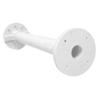 Suporte tecto - Altura 50 cm x 12.1 (Ø) cm - Adequado para uso interior e exterior - Cor branco - Fabricado em plástico