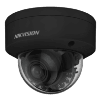 Hikvision Câmara Domo IP gama PRO - Resolução 6 MPx (3200x1800) - Lente motorizada 2.8~12 mm | Luz híbrida 40 m - Deteção de movimento 2.0 | ColorVu - AcuSense | Deteção facial | Alarmes | Áudio - IP67 | IK10 | PoE | WDR 130 dB | MicroSD