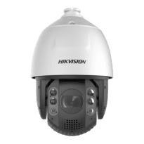 Hikvision câmara motorizada IP gama PRO - Resolução 4 MPx | Powered by DarkFighter - Lente 4.8~153.6 mm (32X) | Áudio | Alarmes  - IR 200 m | Deteção de movimento 2.0 | Hi-PoE - AcuSense | Face Capture | Contagem de pessoas - MicroSD | IP67,IK10 | Microfone | Smart Tracking