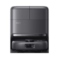 Robot aspirador Eufy C28 - Potência máxima de 15.000 Pa - Base de esvaziamento automático - Limpeza por pressão / navegação laser iPath - Mapas de vários apartamentos  - Alexa / Google / Siri