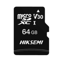 Cartão microSD Hikvision - Capacidade 64 GB - Classe 10 | Velocidade R/W: 92/15 MB/s - Ciclos E/P: até 200 - Câmaras Home, Smartphones, Tablets