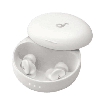 Auscultadores Soundcore sem fios para dormir - IA Onda Cerebral com ritmos binaurais - ANC Cancelamento de ruído | Bloqueio do roncos - 3 microfones  - Personalização através da aplicação Soundcore - Resistente à água IPX4