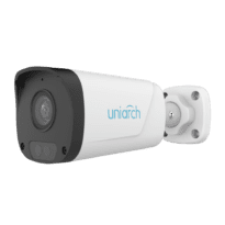 Câmara Bullet IP Uniview - Uniarch - 4 MP | Lente 4 mm - IR Alcance 30 m - Deteção de corpo humano 2.0 - PoE | DWDR | IP67 - Microfone integrado