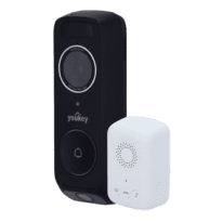 Youkey Videotimbre Dual Cam Wi-Fi  - Lente superior: 3 MP | 2.4 mm | 160º - Lente inferior: 2 MP | 2.4 mm | 101º -  Sensor PIR | IV 5 m | Luz branca 2 m - Detecção de pessoas / pacotes - Wi-Fi 6 | 6400 mAh | IP65