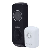 Youkey Videotimbre Dual Cam Wi-Fi  - Lente superior: 3 MP | 2.4 mm | 160º - Lente inferior: 2 MP | 2.4 mm | 101º -  Sensor PIR | IV 5 m | Luz branca 2 m - Detecção de pessoas / pacotes - Wi-Fi 6 | 16~24V CA | IP65