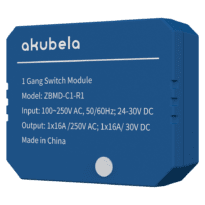 Relé inteligente de 1 línea - ZigBee 3.0 - Carga máxima 16 A - Alimentación 100-250 AC / 24-30 DC - Temporizador y calendario - Compatible con APP BelaHome