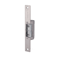 Abreportas elétrico em aço inoxidável Dorcas - Para porta única : Parafuso radial ajustável - Modo abertura Fail Secure (NO) - Força de retenção 330 kg - Alimentação AC/DC 10-24V | Memória - Passagem livre