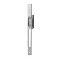 Abreportas elétrico em aço inoxidável Dorcas - Para porta única : Parafuso radial ajustável - Modo abertura Fail Secure (NO) - Força de retenção 330 kg - Alimentação AC/DC 10-24V | Memória