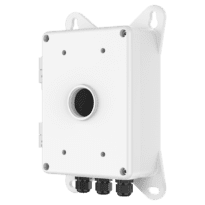 Caixa de derivação Hikvision - Capacidade máxima de carga 10 kg - Apto para uso exterior - Liga de alumínio - Passador de cabos - 310 (Al) x  208.9 (An) x 94.1 (Fo) mm