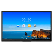 Monitor interativo 75" - Resolução 4K - Android 13 - Processador Quad-Core - 8 GB RAM e 64 GB ROM