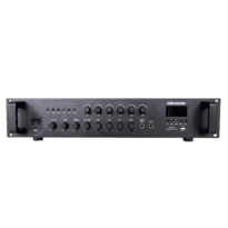Amplificador analógico - Funcionalidades básicas de mistura - Leitor USB / BT / MIC / RCA  - Potência 120 W - Até 6 zonas