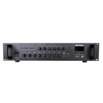 Amplificador analógico - Funcionalidades básicas de mistura - Leitor USB / BT / MIC / RCA  - Potência 240 W - Até 6 zonas