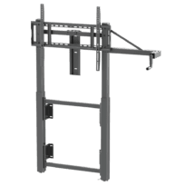Soporte suelo-pared - Peso soportado 120 Kg - VESA 800x600 mm - Altura ajustable con manivela