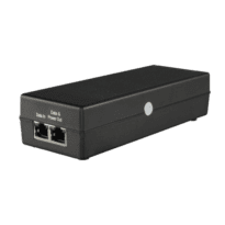 Injector PoE - Entrada/Saída RJ45 10/100/1000 Mbps - Potência 30 W - Distância máxima 100 m - PoE/PoE+ IEEE802.3af/at - Estabilizado e protegido