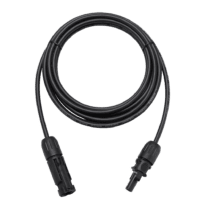 TSUN - Cabo de extensão DC com conector MC4 - Compatível com TSOL-ESK400-SOLARPANEL - Para ligação de vários painéis em série - 2 metros de comprimento - São necessários 2 cabos