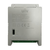 Fuente de alimentación multicanal Uniview - 8 canales - Salida 12VDC 5A (1A / canal) / 60W - Entrada 200 - 240VAC - Conector AC de entrada C8 - Compatible con gamas Easy y Prime