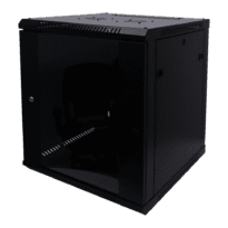 Armário rack Uniview  - Capacidade de 12U para rack de 19"  - Estrutura robusta com uma carga máxima de 60 kg - Kit completo: ventoinhas, estante e extensão - Suporta montagem na parede ou no chão  - Necessita de montagem