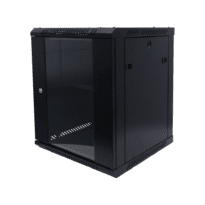 Armário rack Uniview  - Capacidade de 9U para rack de 19"  - Suporta montagem na parede ou no chão  - Estrutura robusta com uma carga máxima de 60 kg - Kit completo: Ventoinha, prateleira e extensão elétrica - Necessita de montagem