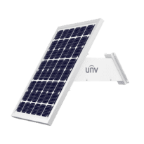 Uniview - Sistema autónomo de fornecimento de energia para CCTV - Painel solar de 60W - Bateria de lítio LiFePo4 320Wh - Módulo de operação integrado - Apoio para ancoragem de mastro