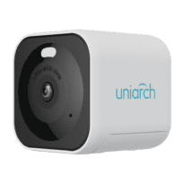 Câmara IP Cubo WiFi Uniarch - 4 MP | Lente 2.1 mm | microSD 512 GB - IV 10 m | DWDR - Ultra Motion Detection -  Wi-Fi  - Microfone | Altifalante | Botão de reiniciar