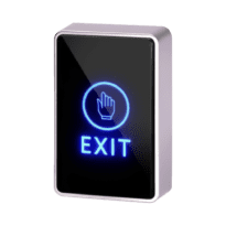 Botão de saída sem contacto - Sensor infravermelho com LED indicador - Testado 100.000 utilizações - NO/NC/COM | Superfície - Intervalo de detecção 2-10 cm - Acabamento em plástico