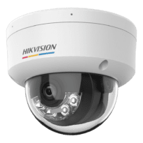 Hikvision câmara IP Dome gama VALUE ColorVu3.0 - Resolução 6 MPx | PoE IEEE802.3af - ColorVu3.0: imagem a cores HikAI-ISP F1.0 - Lente 2.8 mm | Botão de reset - Motion Detection 3.0 | Microfone integrado -  IP67 | Luz híbrida até 30 m