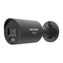 Hikvision câmara IP Bullet gama PRO ColorVu3.0 - Resolução 8 MPx | PoE IEEE802.3at - ColorVu3.0: imagem a cores HIKAI-ISP F1.0 1/1.8" - 2.8 mm | Microfone dual | Luz híbrida até 40m - AcuSense 3.0 | Sirene e flash de dissuasão - IP67 | NEMA 4X