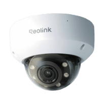 Reolink Câmara IP Dome 8MP PoE  - 8MP (5120x1552) @ 30FPS | 4K Ultra HD  - PoE / Luz LED / Antivandálico IK10 - Deteção por IA de Pessoas / Veículos / Animais de estimação - Áudio bidirecional / ranhura para MicroSD - Apta para exterior