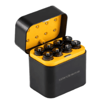 Set de cargador para pilas - Para pilas Li-Ion, Litio AA de 1.5V - Incluye 8 pilas Litio AA y cable USB-C - Puede cargar pilas independientemente - Control avanzado que evita sobrecarga - Interfaz LED para estado de carga