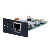 Cartão de rede SNMP para monitorização da UPS - Para instalação na ranhura da UPS e conexão à rede - Compatível com Windows, Mac, Linux - Gestão da UPS via HTTP, SNMP e TCP/IP - CPU ARM 300MHz 32-bit - 64M Byte SDRAM