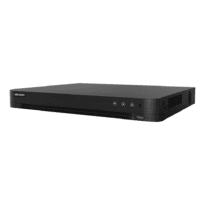 Hikvision DVR 5n1 gama PRO - 4 CH HDTVI / HDCVI / AHD / CVBS - Hasta 8 canales IP | Audio - Resolución máxima de entrada 8Mpx - AcuSense (4 Ch) | Face Recognition (2Ch) | 2 HDD - Detección de movimiento 2.0 en todos los canales