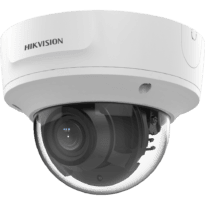 Hikvision Cámara Domo IP gama SOLUTIONS - Resolución 2 Megapíxel (1920x1080) - Powered by DarkFighter | IR alcance 50 m - Lente 7~35 mm | PoE | Alarmas | Audio - MD 2.0 | AcuSense | Conteo de personas - Reconocimiento facial | IP67 | IK10