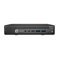 Computador HP EliteDesk 800 G2 Mini, vista frontal