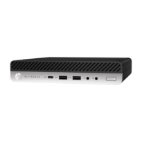 Computador HP EliteDesk 800 G3 Mini, perspetiva frontal