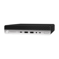 Computador HP ProDesk 600 G3 Mini, perspetiva frontal